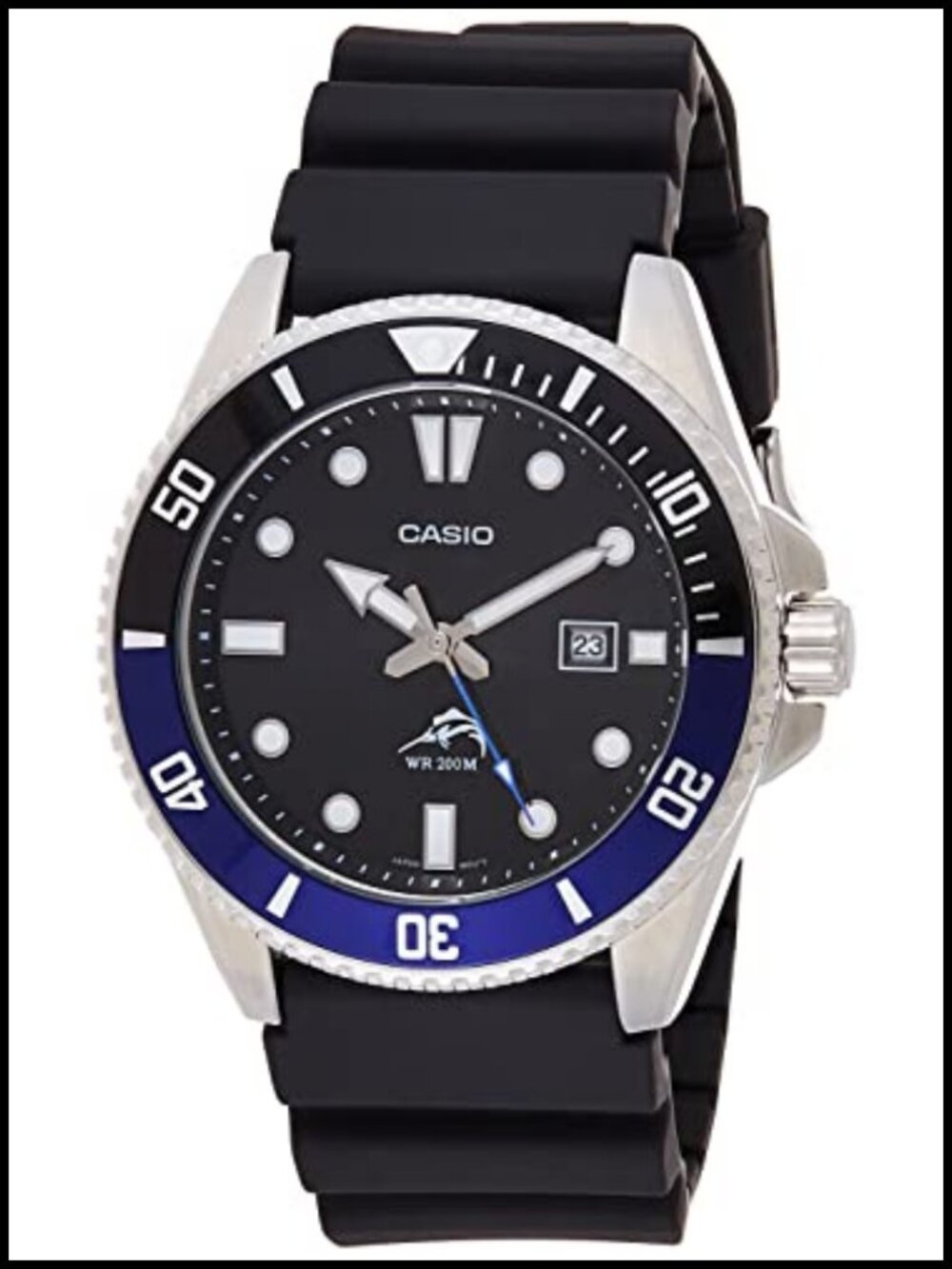 Casio MDV106 Series Unisex Analog Watch 200M Water Resistant Stainless Steel